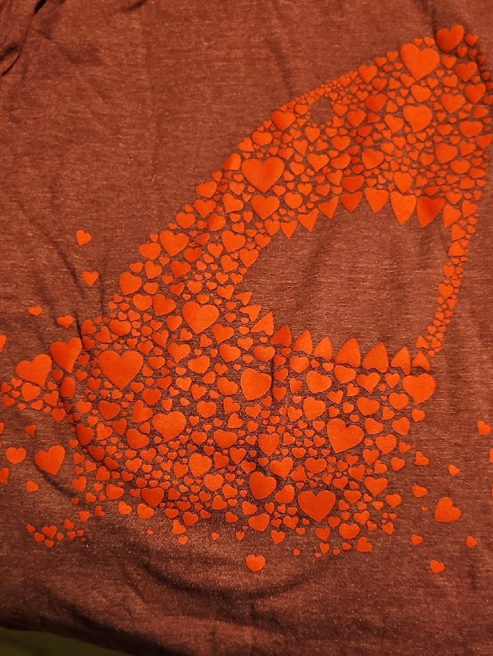 Cat & Jack Kids Short Sleeve Heart Graphic Tees - Red & Charcoal - Picture 2 of 5